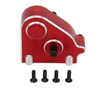 Grcfumo RC Car Transmission Gearbox, High Speed Bearing CNC Metal Transmission Gearbox, Metal Gear Box Speed Change for MN86 86S 86KS 86K G500 (Red)