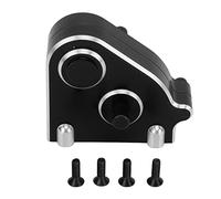 Grcfumo RC Car Transmission Gearbox, High Speed Bearing CNC Metal Transmission Gearbox, Metal Gear Box Speed Change for MN86 86S 86KS 86K G500 (Red) (Black)