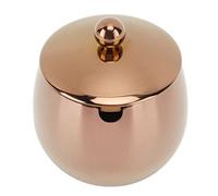 Grcfumo Stainless Steel Salt Box, Container for Salt Spices, Stainless Steel Spice pots with lids for Salt Candies, Coffee Spices (Rose Gold)