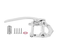 Grcfumo Tailpiece Vibrato Bridge, Zinc Alloy Electric Guitar Vibrato Tremolo Bridge, Guitar Tremolo Bridge for Electric Guitar Tremolo System (Silver)