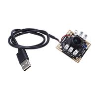 Grcfumo USB Camera Module, Autofocus USB Camera Module, HD Autofocus IR CUT 2MP 190 Degree Distorted Panorama Drive 30FPS