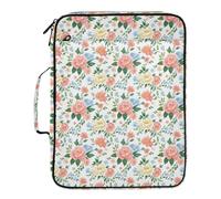 Grckit File Organizer Bag Beautiful Flowers Expanding Accordion File Folder with 7 Pockets, Water-Resistant Portable Document Organizer for Office School Home Travel, A4 Letter Size