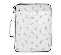Grckit File Organizer Bag Botanical Pattern Expanding Accordion File Folder with 7 Pockets, Water-Resistant Portable Document Organizer for Office School Home Travel, A4 Letter Size