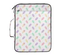 Grckit File Organizer Bag Cartoon Ice Cream Expanding Accordion File Folder with 7 Pockets, Water-Resistant Portable Document Organizer for Office School Home Travel, A4 Letter Size
