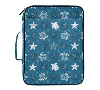 Grckit File Organizer Bag Cartoon Sea Turtle Expanding Accordion File Folder with 7 Pockets, Water-Resistant Portable Document Organizer for Office School Home Travel, A4 Letter Size