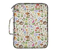 Grckit File Organizer Bag Colorful Wild Plants Expanding Accordion File Folder with 7 Pockets, Water-Resistant Portable Document Organizer for Office School Home Travel, A4 Letter Size