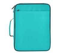 Grckit File Organizer Bag Dark Turquoise Solid Color Expanding Accordion File Folder with 7 Pockets, Water-Resistant Portable Document Organizer for Office School Home Travel, A4 Letter Size