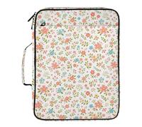 Grckit File Organizer Bag Delicate Floral Expanding Accordion File Folder with 7 Pockets, Water-Resistant Portable Document Organizer for Office School Home Travel, A4 Letter Size