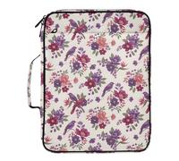Grckit File Organizer Bag Exotic Flowers Birds Expanding Accordion File Folder with 7 Pockets, Water-Resistant Portable Document Organizer for Office School Home Travel, A4 Letter Size