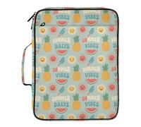 Grckit File Organizer Bag Mediterranean Summer Pattern Expanding Accordion File Folder with 7 Pockets, Water-Resistant Portable Document Organizer for Office School Home Travel, A4 Letter Size