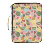 Grckit File Organizer Bag Mediterranean Summer Pattern Expanding Accordion File Folder with 7 Pockets, Water-Resistant Portable Document Organizer for Office School Home Travel, A4 Letter Size