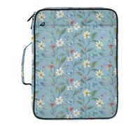 Grckit File Organizer Bag Plants and Butterflies Expanding Accordion File Folder with 7 Pockets, Water-Resistant Portable Document Organizer for Office School Home Travel, A4 Letter Size