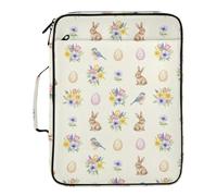 Grckit File Organizer Bag Spring Rabbits Expanding Accordion File Folder with 7 Pockets, Water-Resistant Portable Document Organizer for Office School Home Travel, A4 Letter Size