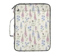Grckit File Organizer Bag Vintage Botanical Pattern Expanding Accordion File Folder with 7 Pockets, Water-Resistant Portable Document Organizer for Office School Home Travel, A4 Letter Size