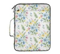 Grckit File Organizer Bag Watercolor Floral Botanical Expanding Accordion File Folder with 7 Pockets, Water-Resistant Portable Document Organizer for Office School Home Travel, A4 Letter Size
