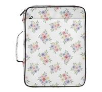 Grckit File Organizer Bag Watercolor Roses Expanding Accordion File Folder with 7 Pockets, Water-Resistant Portable Document Organizer for Office School Home Travel, A4 Letter Size