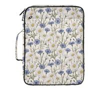 Grckit File Organizer Bag Wildflower Pattern Expanding Accordion File Folder with 7 Pockets, Water-Resistant Portable Document Organizer for Office School Home Travel, A4 Letter Size