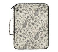 Grckit File Organizer Bag Wildflowers and Plants Expanding Accordion File Folder with 7 Pockets, Water-Resistant Portable Document Organizer for Office School Home Travel, A4 Letter Size