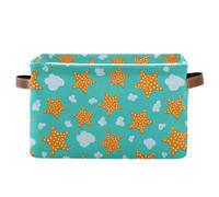 Grckit Vibrant Stars Pattern Storage Baskets Foldable Fabric Baskets Large Storage Bins for Organizing Shelves Closet Home, Decorate Your Rooms