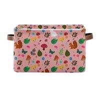 Grckit Whimsical Rabbit Pattern Storage Baskets Foldable Fabric Baskets Large Storage Bins for Organizing Shelves Closet Home, Decorate Your Rooms
