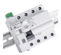 GRD9L 6KA ELCB RCCB 4 Pole Automatic Reclosing Device Remote Control Circuit Breaker Self Reclose RCD(GRD9L-C-AC220,RCCB-4P 63A 100mA)