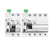 GRD9L-R Auto Reclosing Device Remote Control Circuit Breaker 2P 4P 40A 63A 30mA 100mA 300mA RCD 6KA ELCB RCCB 1Pcs(AC220V-AUTO,2P 40A 300mA RCCB)