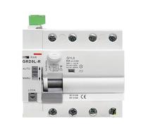 GRD9L Smart RCCB Auto Recloser RS485 Remote Control Residual Current Circuit Breaker 4P 40A 63A RCD RCCB ELCB 1Pcs(GRD9L-C-DC12V-Switch)