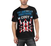 GRDBZZXGO Men's Rhodes Wrestler Stars Cody Printed Short-Sleeved Shirts Versatile Round-Neck Tops Comfortable and Trendy Shirts Multicolor XL