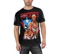 GRDBZZXGO Men's Rhodes Wrestler Stars Cody Printed Short-Sleeved Shirts Versatile Round-Neck Tops Comfortable and Trendy Shirts Multicolor S