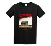 GRDPGC Men's Cotton Shirt Alter Bridge Fortress Short Sleeves Black