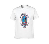 GRDPGC Men's Cotton Shirt Hinano Beer Papeete Tahiti Polynesia Comfortable Fabrics to accompany You All Summer White