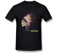 GRDPGC Men's Grateful Dead T Shirt Black