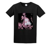 GRDPGC Men's Round Neck T-Shirt John Coltrane Lush Life Black Rockabilia Cool and Breathable Black