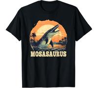 GRDPGC Mosasaurus Retro Sea Creature Dinosaur Lover T-Shirt Size XS Black