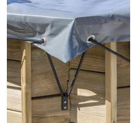 Gre Accessories Oval Pool Winter Cover Canelle