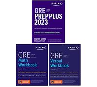 GRE Complete 2023, 3-Book Set Includes 6 Practice Tests, 2500+ Practice Questions + 1 Year Online Access to 1000+ Question Bank and Video ... Proven Strategies + Online (Kaplan Test Prep)