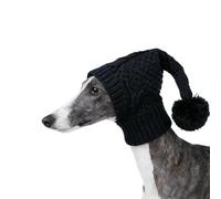 Greabuy （ 1 Piece） Winter Warm Dog Hat, Pet Elastic Knitted with Pompon, Cold Weather Neck Ear Warmer Winter Warm Dog