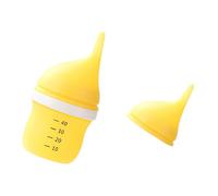 Greabuy 1 Silicone Kitten Nursing Bottle with Adjustable Anti-Choke Design & Ergonomic Grip for Newborn Cats Newborns Kitten Feeding Bottle Set