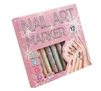 Greabuy 12 Color Multipurpose Drawing Pen 0.5mm Fine Tip Waterproof Art Marker for Drawing Journaling Painting Doodling Brush Markers