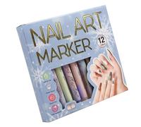 Greabuy 12 Color Multipurpose Drawing Pen 0.5mm Fine Tip Waterproof Art Marker for Drawing Journaling Painting Doodling Brush Markers