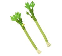 Greabuy 2 Pieces Chew Toy with Silvervine and Raffia for Aggressive Chewers Ideal for Kitten Teeth Cleaning Teeth Cleaning Toy
