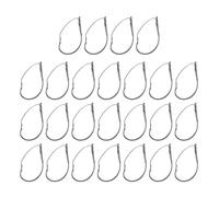 Greabuy 25Pcs Sharply Weedless Fishings Hook Wacky Rigs Long Neck Hooks Replacement for Freshwater and Saltwater Wacky Rigs Anti Hanging Bottom Mouthguard Fishes for Baits Baits