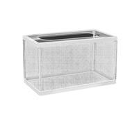 Greabuy 3 Multi-Purpose Floating Aquarium Enclosure Removable Breeding Net Transparent Nursery Box for Fish Fry Observation Transparent Box Multi-Purpose Enclosure Removable Net