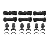 Greabuy 3Pairs Adjustable Shoelace Elastic Shoe Laces with Cord Fasteners 120cm / 140cm / 160cm Sneakers Lace for Athletic Shoe Running Shoelaces