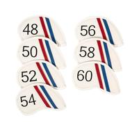 Greabuy 7 Golfing Iron Canopies Set Additional PU Building Impermeable Plan Comfortable Fit Visible Number Markers Golfing Iron Set Canopies