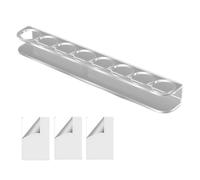 Greabuy Acrylic 8 Slot Organiser for Vials Cosmetics and Lab Tubes Efficient Space Saving Storage Solution Transparency Medicine Bottle Rack