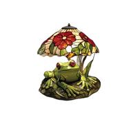 Greabuy Adorable Flower Frog Theme Night Light Produced From Premium Resin for Home Study Area Decor Stable Base Study Lamp