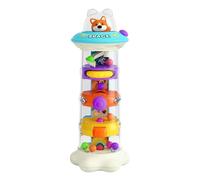 Greabuy Ball Drops Tower Educational Puzzle Toy for Toddler with Logical Challenge Social Interaction Fine Motor Skill Exercise Kids Busy Boards Puzzle Toy