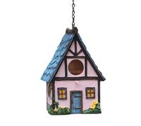 Greabuy Bird Nest Cage Painted Nest Shelter Nest Hummingbird Outdoor Hideouts Nest For Small Size Bird Accessories