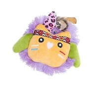 Greabuy Catmint Stuffed Plush Toy Sound Interactively Bites Resistant Toy Teeth Cleaning Chewing Ball for Active Pet Interactively Cats Chewing